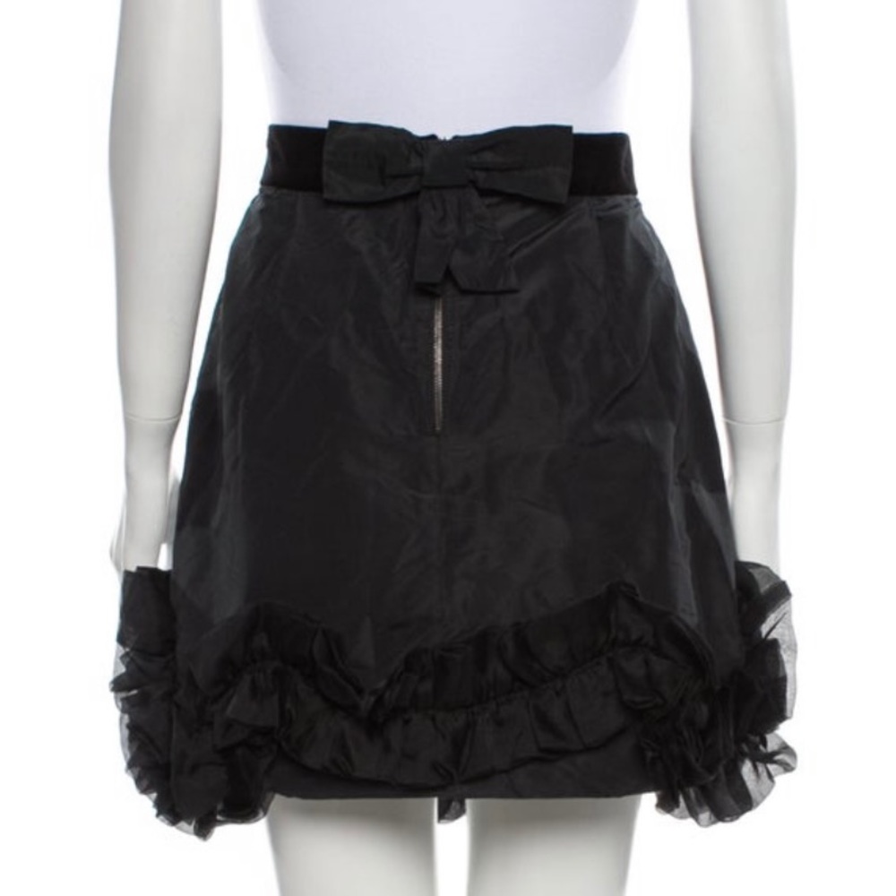 🚫SOLD🚫 Vintage D&G Silk Ruffle Mini Skirt IT 44 EUC - Picture 4 of 8